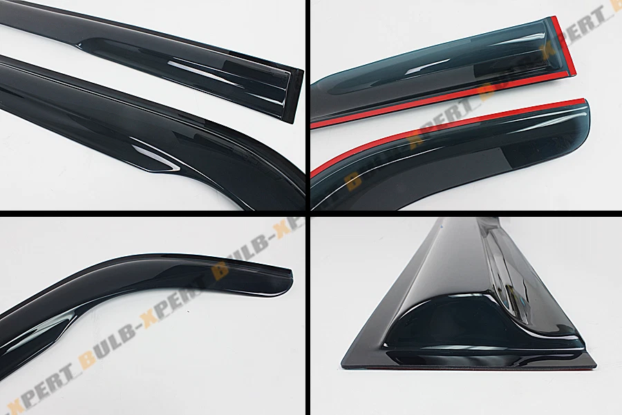 PARA 04-06 1ª GENERACIÓN SCION XB BB JDM ESTILO ONDULADO VENTANA AHUMADA VISERA LLUVIA/SOL PROTECTOR Foto 2 de 4