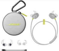 Image of Bose SoundSport Wireless In-Ear Headphones - Citron Yellow - 6 months warranty