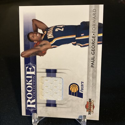Paul George RC Rookie Patch Game worn 2010-11 Threads /399