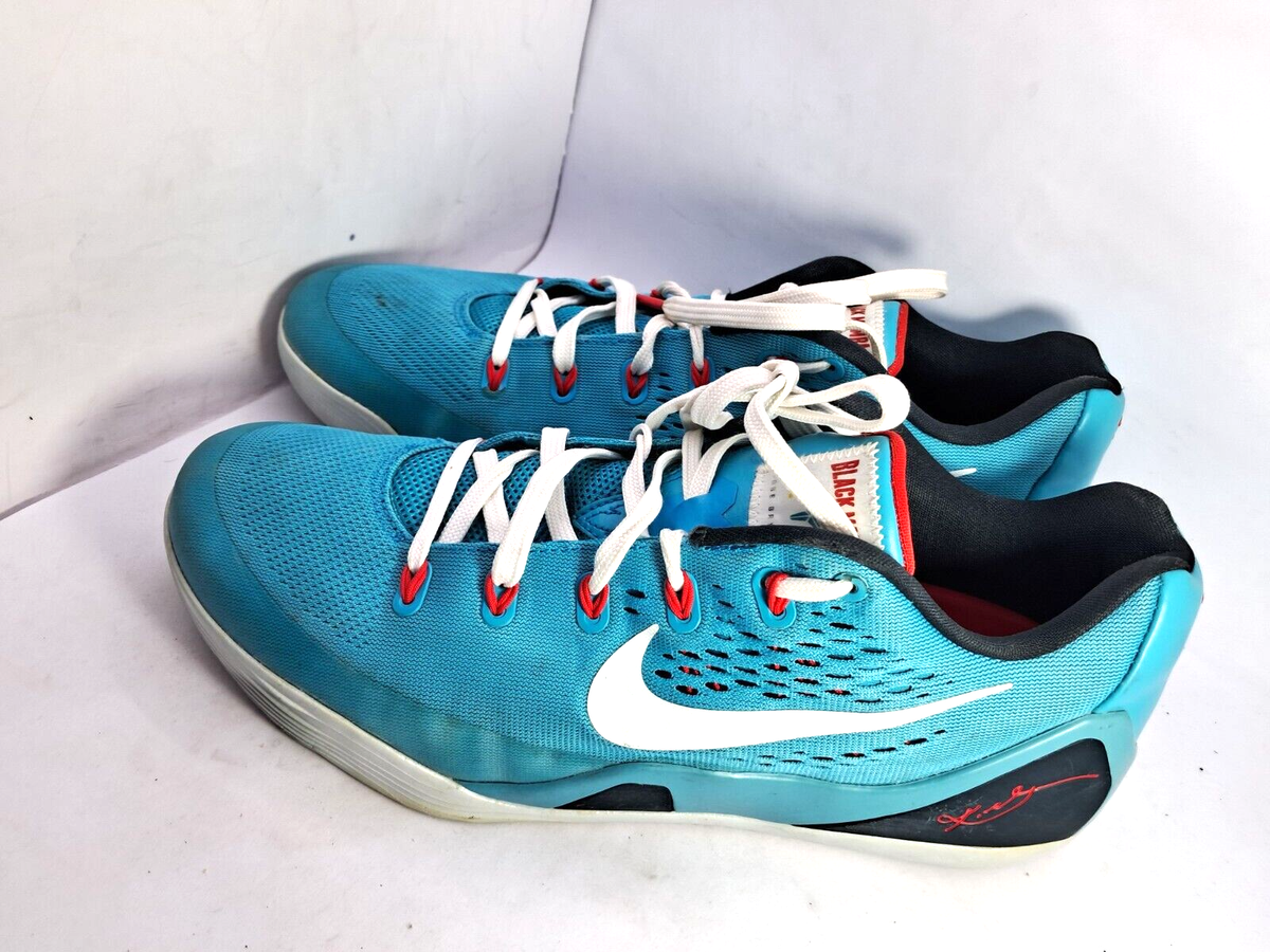 Nike Kobe 9 EM Mens Blue Dusty Cactus Mamba 646701-316 Size