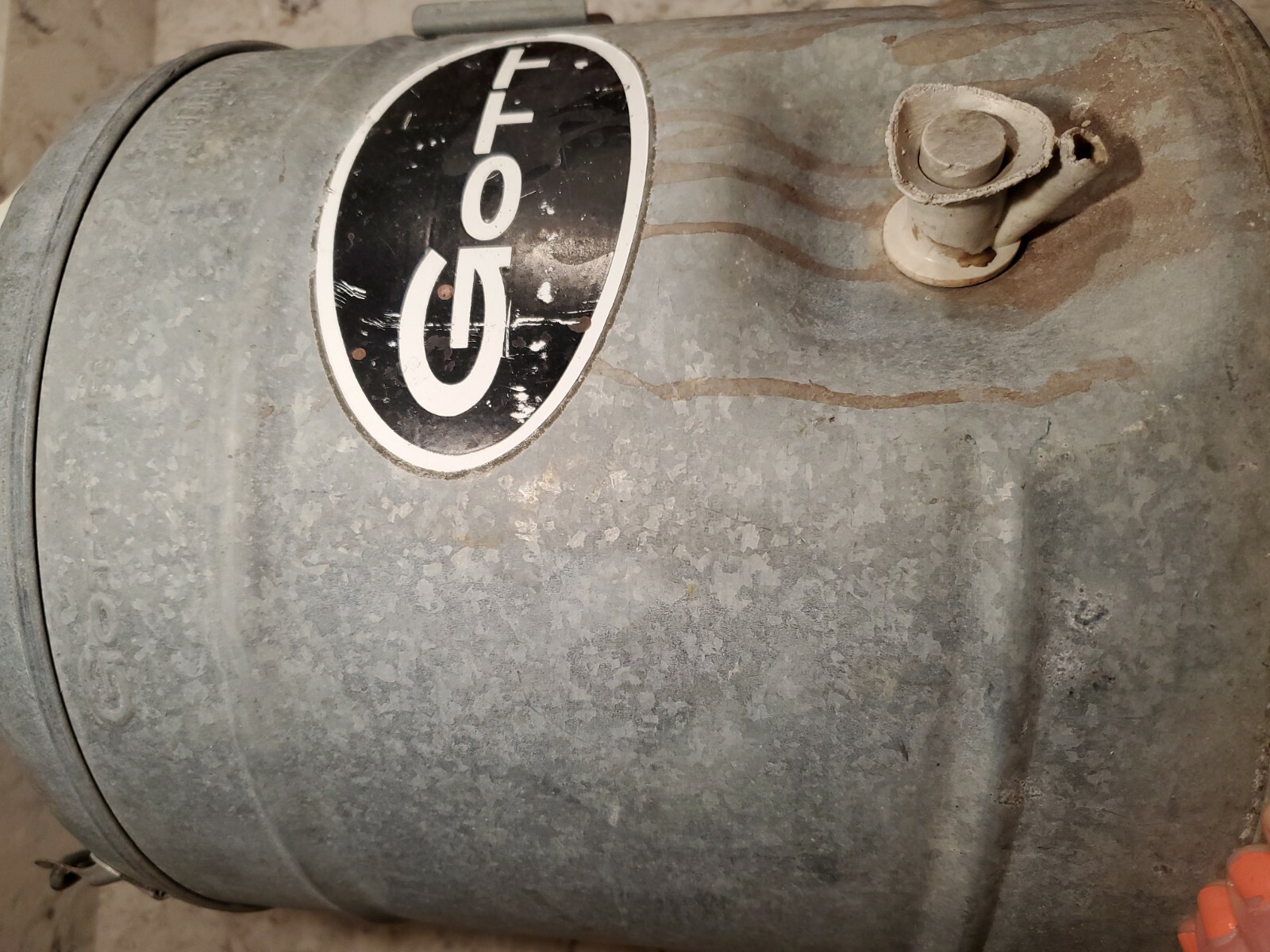 Vintage Gott 2 Gallon Metal Galvanized Water Dispenser Cooler. eBay