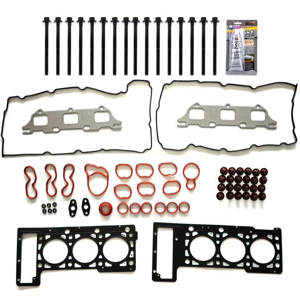 Juego de pernos de junta de culata ECCPP para 01-10 Chrysler Sebring 300 Dodge Intrepid 2,7 L Foto 3 de 4