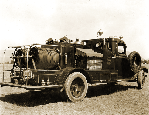 1936-us-forest-service-fire-truck-montana-old-photo-8-5-x-11-reprint