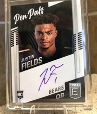2021 Donruss Elite - JUSTIN FIELDS Pen Pals RC Auto PURPLE INK  /50