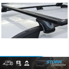 CROSS BARS - CROSSBARS - ROOF RAILS - UNIVERSAL FIT - 120 CM - BLACK