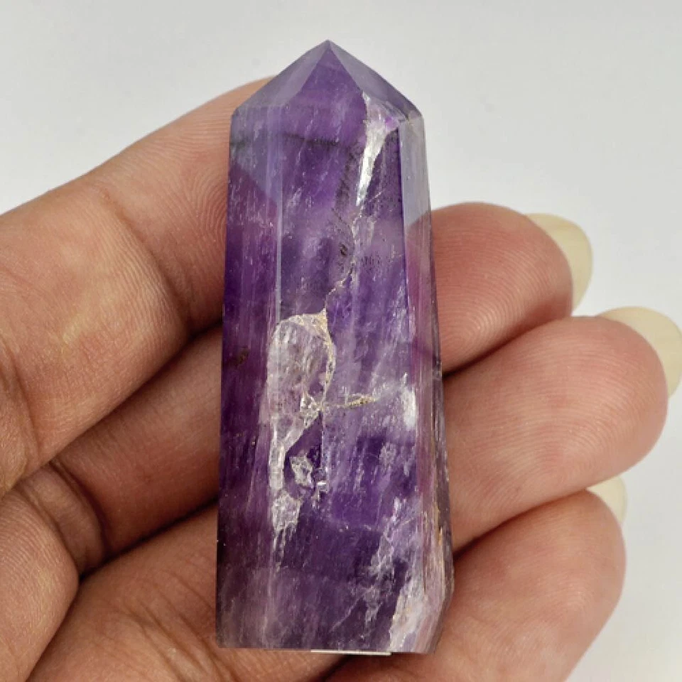 Purple Amethyst 114.65 Ct. Rough Size 41 x 15 x 13 Mm. Natural Gemstone Brazil - Image 4 of 4