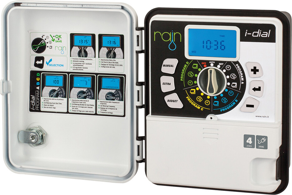 Centralina Rain I-Dial 4 Stazioni 24 Volt Rain 2004083410