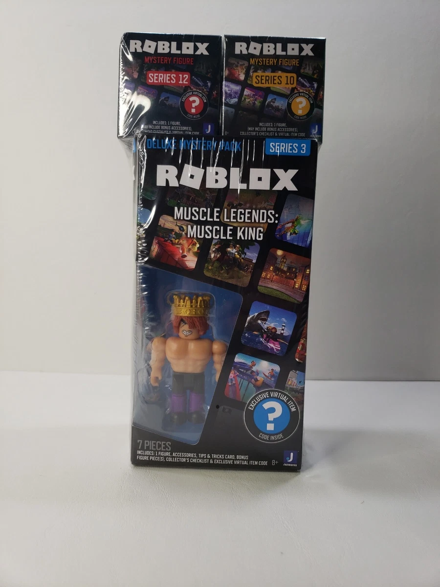 Roblox Deluxe Mystery Pack Series 3 Muscle Legends Muscle King BRAND NEW IN  BOX