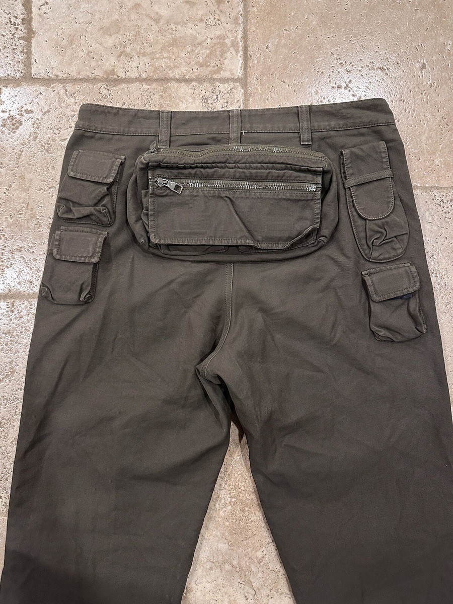 Louis Vuitton x Virgil 3D Technical Olive Green Cargo Pants Louis Vuitton x Virgil 3D Technical Olive Green Cargo Pants
