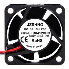 1 Pc. JZSHNO EFB0412VHD DC12V 0.18A 2-Wire Cooling Fan