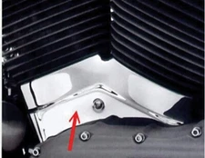 Chrome Engine Case Cylinder Cover Trim For 04-16 Harley Sportster 32729-07 60614