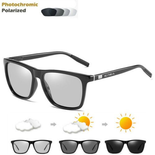 Neutral Polarized Photochromic Sunglasses UV400 Sport Driving Sun Glasses - Picture 24 of 34
