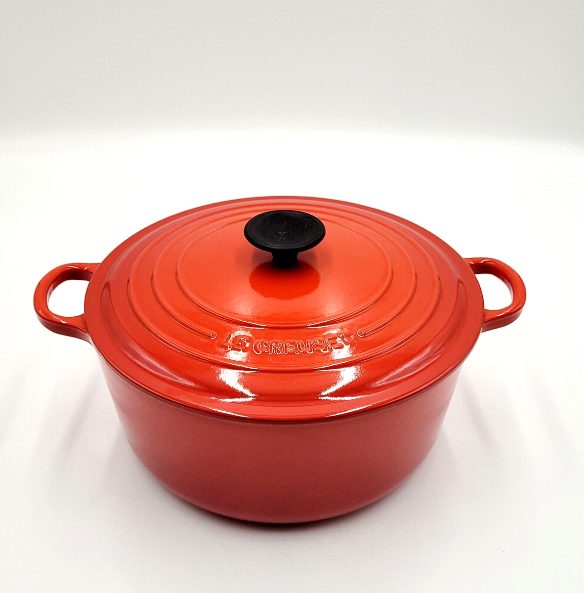 Le Creuset Cast Iron Dutch Oven 5.5qt. Chili Red #26 NEW | eBay