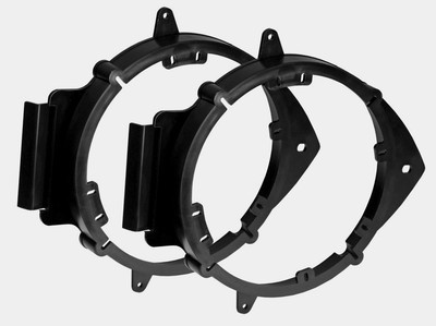 YUCHENSHLP 4-Piece Car Speaker Adapter Mounting Plates & Harness For 6.5/6.75" Speakers - Fits Chevy, GMC, Cadillac, Buick, Pontiac 2006+