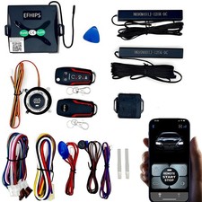 Keyless Entry System With Remote Start Central Locking Auto Stop Engine Alar