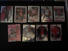 NBA Ayo Dosunmu 9 Card Lot Rookie Chicago Bulls