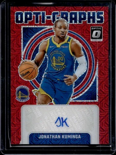 2024-25 Panini Donruss Optic Jonathan Kuminga Opti-Graphs Choice Auto #OG-KUM