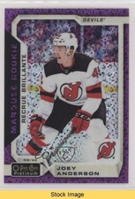 2018-19 O-Pee-Chee Platinum Marquee Rookies Violet Pixels Joey Anderson READ 8db