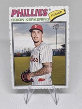 2026 Topps Heritage Orion Kerkering Deckle Edge Variation