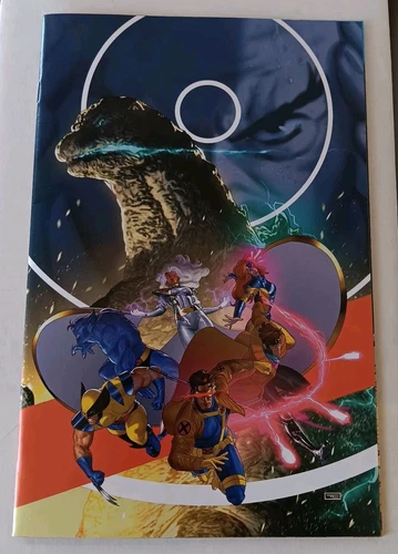 Godzilla vs X-Men #1 1:100 Taurin Clarke Virgin Incentive Variant Marvel 2025