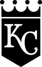 Kansas City Royals Vinyl Decal Stickers; Baseball, MLB, Sports