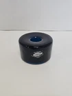 Blenko Glass 2" Cobalt Blue Heavy Round Taper Candle Holder MCM Paper Weight