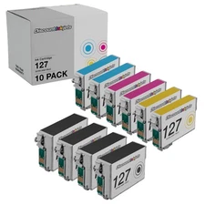 Ink Cartridge Replacement for Epson 127 Extra High Yield (Multi 10-Pack)