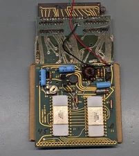 VTG Calculator ~ Rounded White Ceramic Gold MOS MCS2525 MCS2526 NSA5140 LED Good