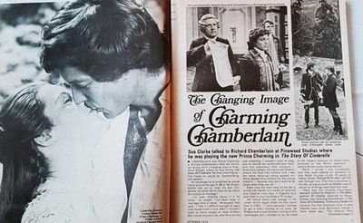 Richard Chamberlain Prince Charming in ''Photoplay'' Zeitschrift 1975 Sehr Selten