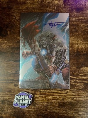 BATTLE BEAST 2 FOIL SIGNED BY TYLER KIRKHAM w/ COA SDCC EXCLUSIVE 2025