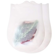 Platinum Pure,Reusable Sous Vide Bags,Set of 2 BPA Free Bags for Sous Vide Co...
