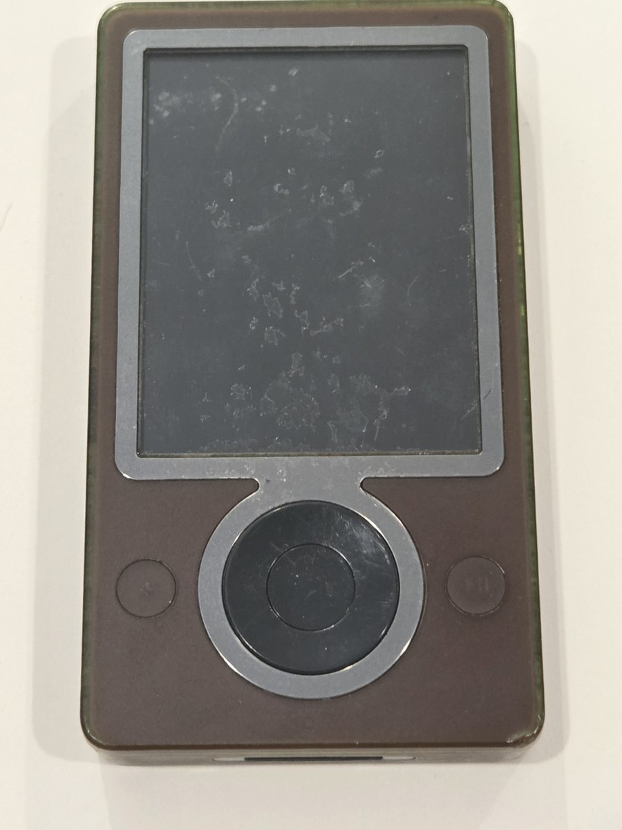 Microsoft Zune 1st Gen Brown Media Player MP3 FM Radio USB