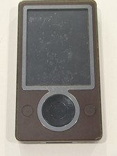 Microsoft Zune 1st Gen Brown Media Player MP3 FM Radio USB- Untested