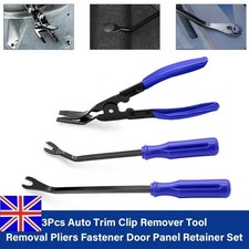 Auto Trim Clip Upholstery Removal Tool Door Panel Fastener Pin Pliers Puller Set