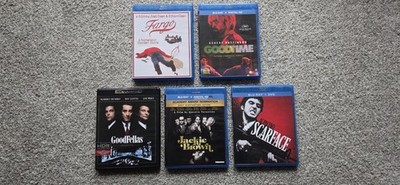 Bundle of 5 Crime Films on Blu-ray - Goodfellas, Scarface, Fargo, and more