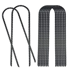 20 Pack 10 Inch Heavy Duty Trampolines Wind Stakes Galvanized Steel Garden St...
