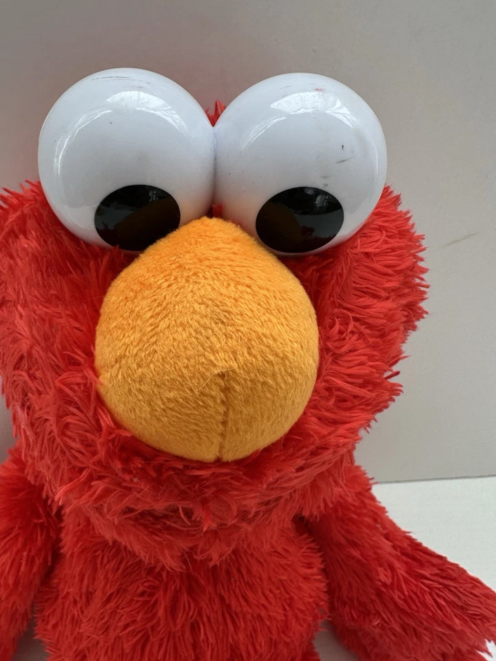 "Muñeco de peluche parlante Hasbro Tickle Me Elmo Sesame Street 2017 14"" probado y funcionando" Foto 3 de 4