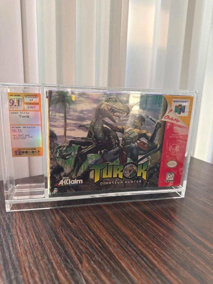 Turok Dinosaur Hunter N64 Graded 9.1 - Image 4 of 4