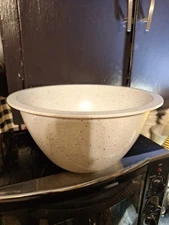 Zak! Confetti Mixing Bowl Large 12 3/4 Round Serving Bowl 7" Tall