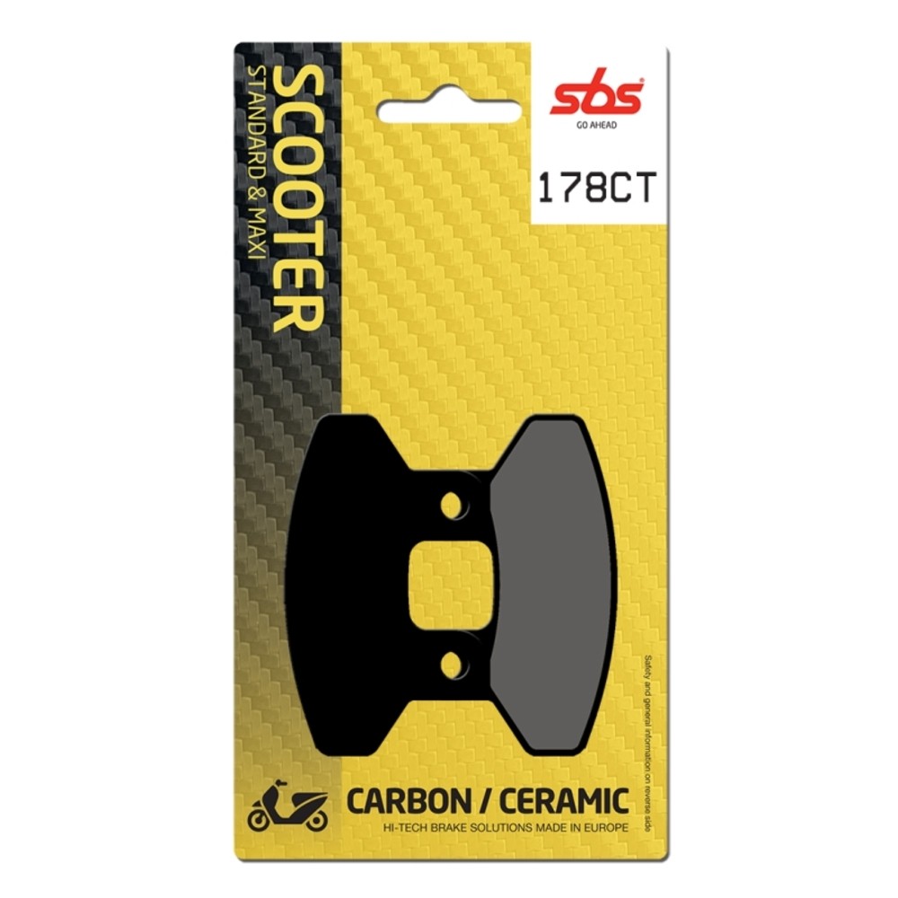 SBS P178-CT Brake Pad For Motorcycle Spare Parts Accessories Replacement Parts