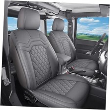 Seat Covers for Dodge RAM, C: Flat Front Short Middle Rear Full Set/Gray