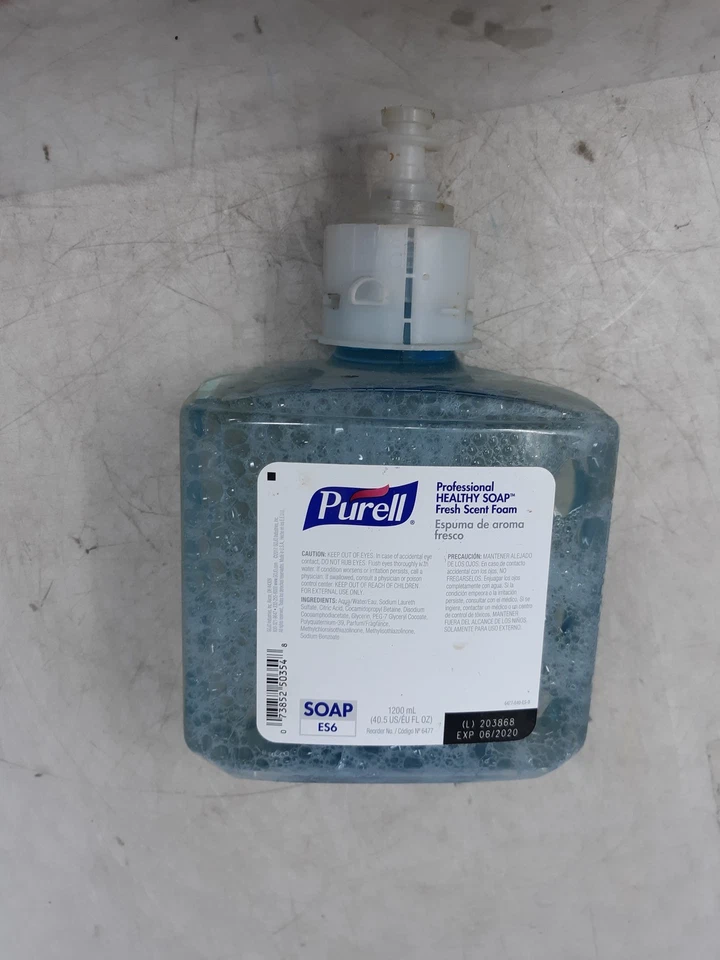 PURELL 专业健康肥皂新鲜香氛泡沫补充装,1200 毫升,ES6 — 第 2/4 张图片