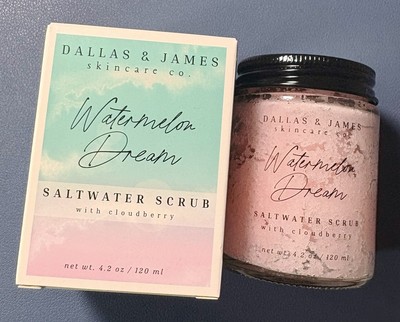 Dallas & James Watermelon Dream Saltwater Scrub W/Cloudberry 4.2 Oz Exp 2027 NIB