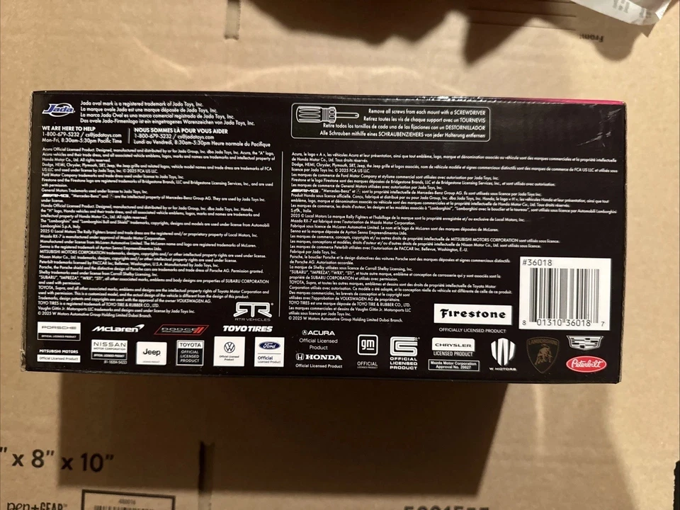 Jada Toys Pink Slips 1/24 2023 JEEP WRANGLER with Removable Doors - Image 4 of 4