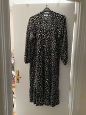 Papaya midi tiered dress.