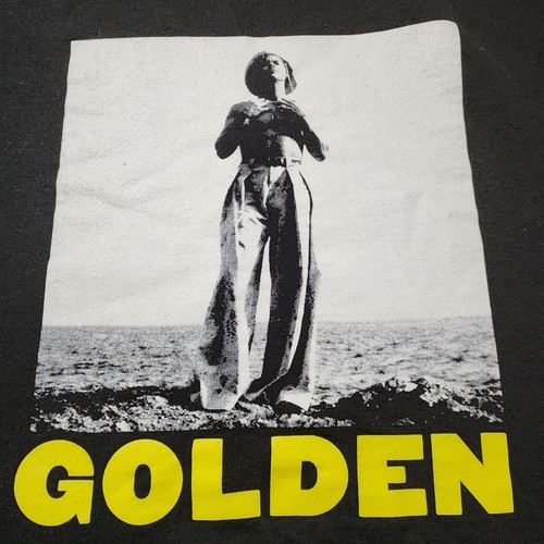 Harry Styles goldenes schwarzes Sweatshirt mit Rundhalsausschnitt Herren Gr. Large guter Zustand - Bild 1 von 7