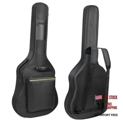 Mdvora Guitar Bags - 1/2/3 Pack Gig Bags, 38-41 Inch Electric & Acoustic 1 Pack
