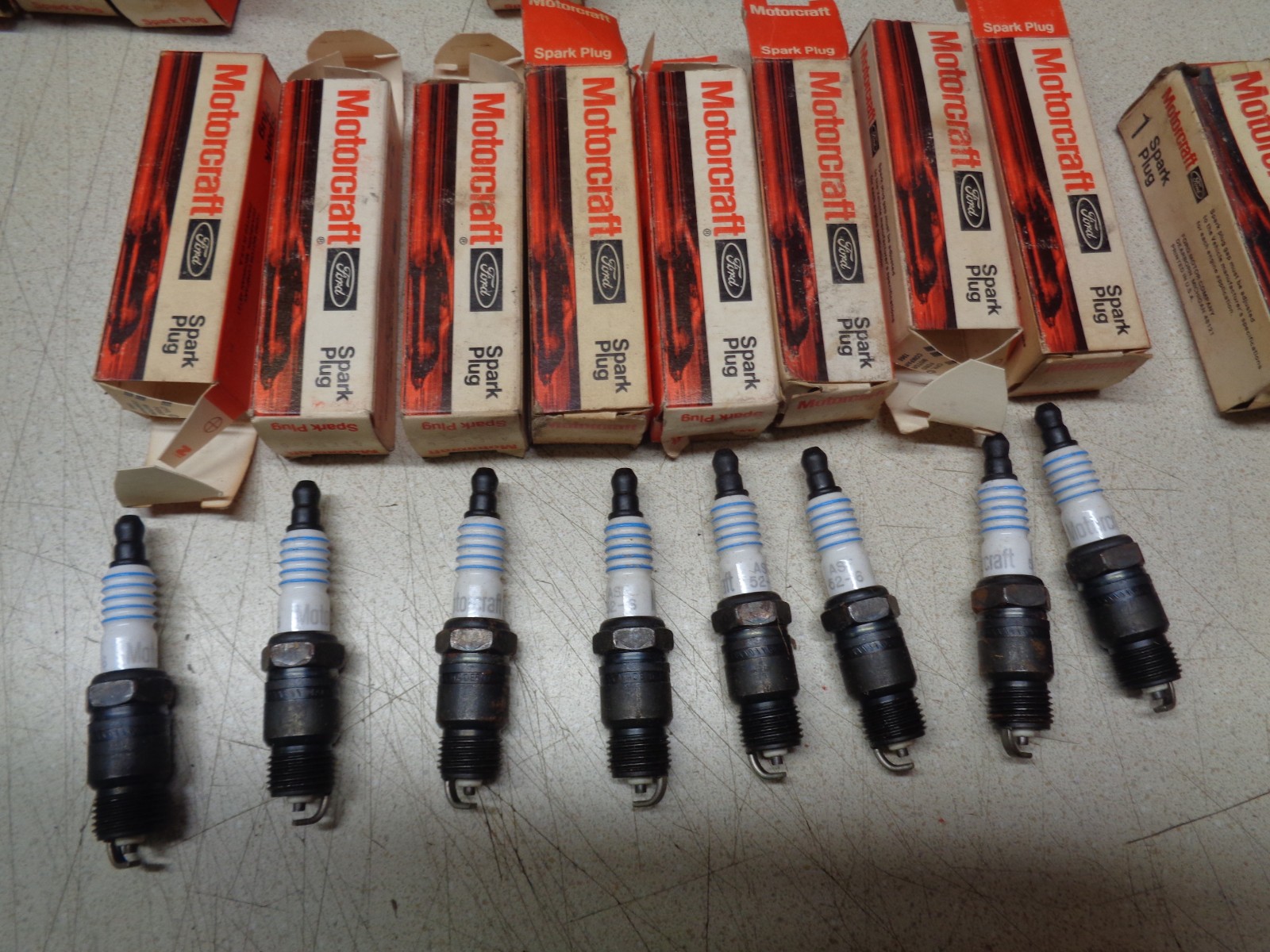 8 Motorcraft ASF52-6  Spark Plugs NOS Ford Mercury Oldsmobile Buick Chevy