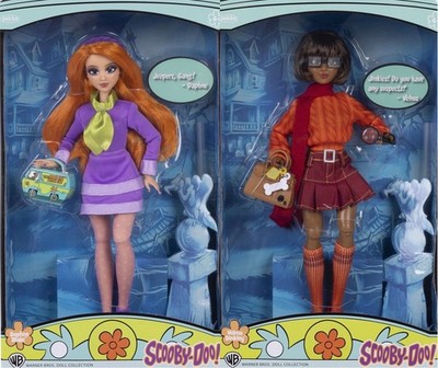 SET New In Hand Scooby Doo Velma & Daphne 11  Collector Fashion Dolls Jakks Pac