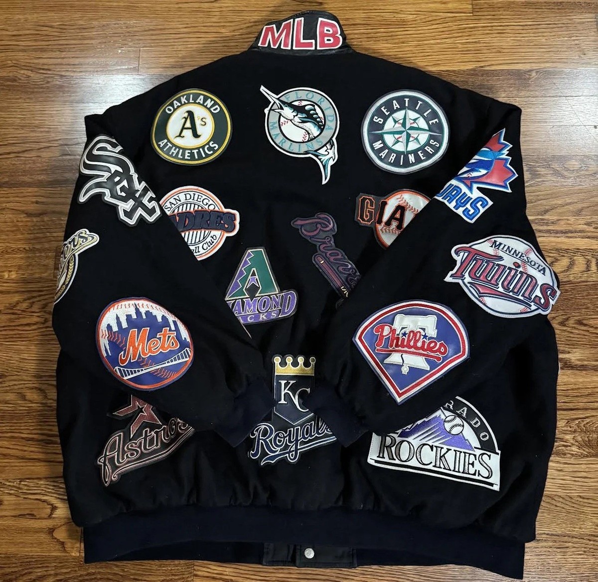 90s USA製 Jeff Hamilton MLBスタジャン S 90s USA製 Jeff Hamilton MLBスタジャン S